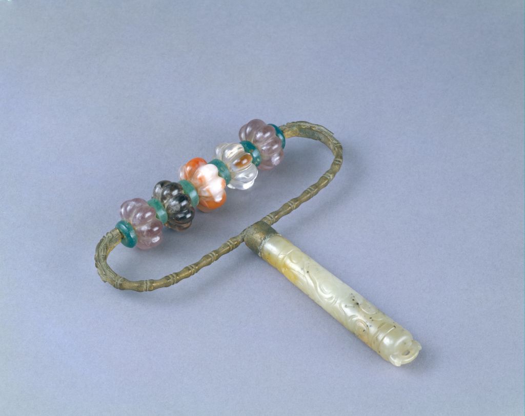 图片[1]-Jade handle five-bead massager-China Archive